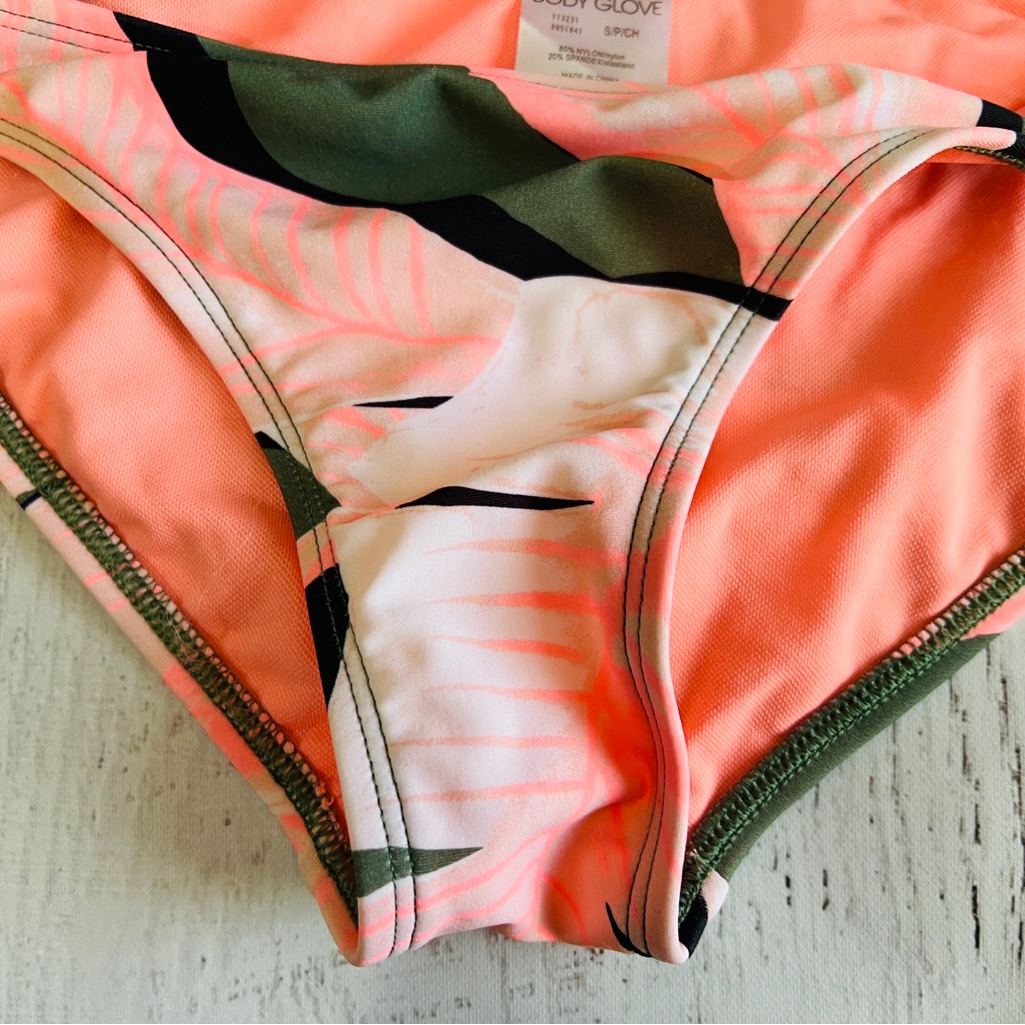 Body Glove Flirty Surfrider Cactus Bikini, Large, Nwt